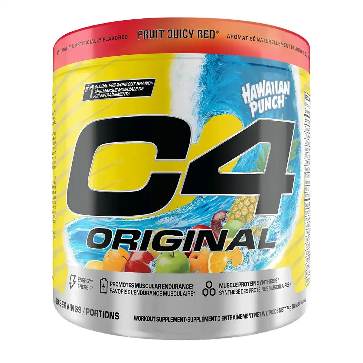 Cellucor C4 Original – 30 Servings (Pink Lemonade, Blue Razz, Grape Popsicle, Hawaiian Punch Fruit Juicy Red)
