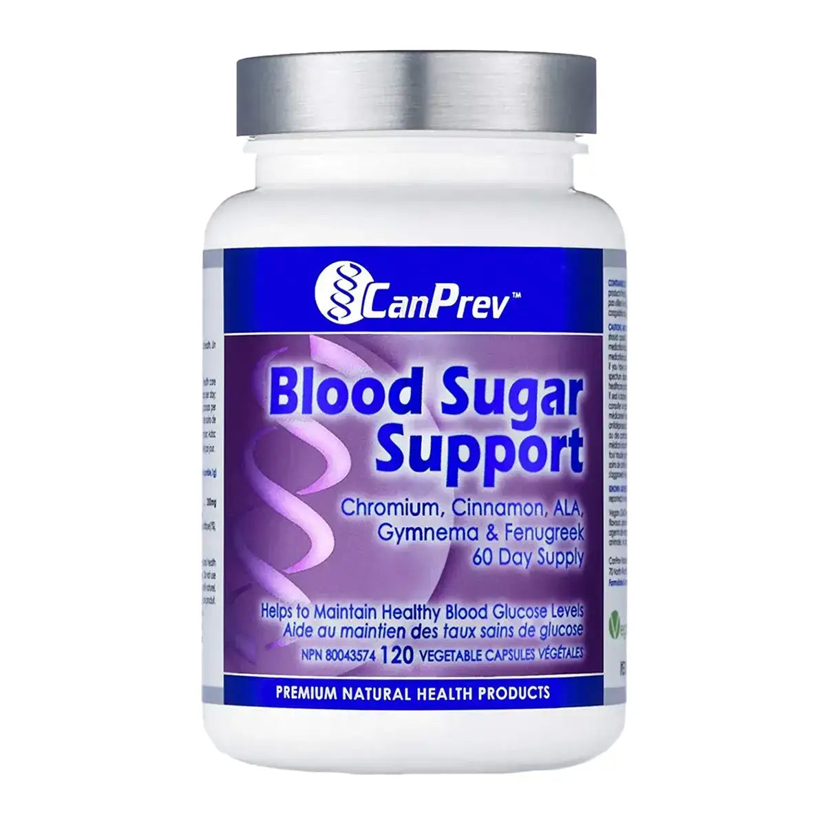 CanPrev Blood Sugar Support 120 Veggie Caps