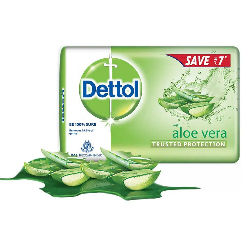 Dettol Aloe Vera Soap Bar – 100g