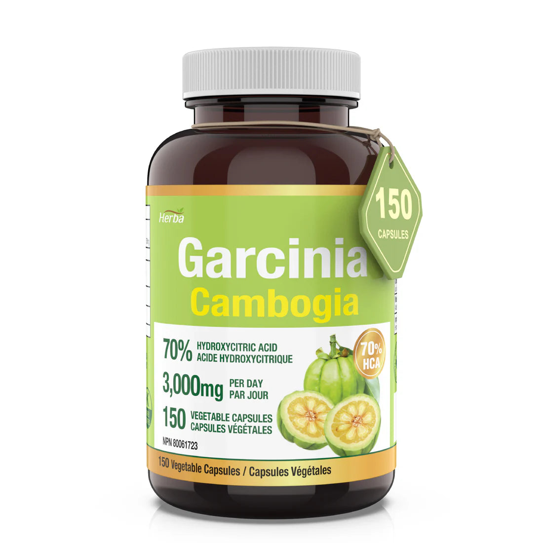 Herba Garcinia Cambogia Extract – 150 Vegetable Capsules