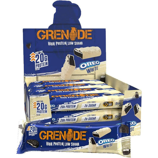Grenade Protein Bar White Oreo – Full Box (12 Pieces)