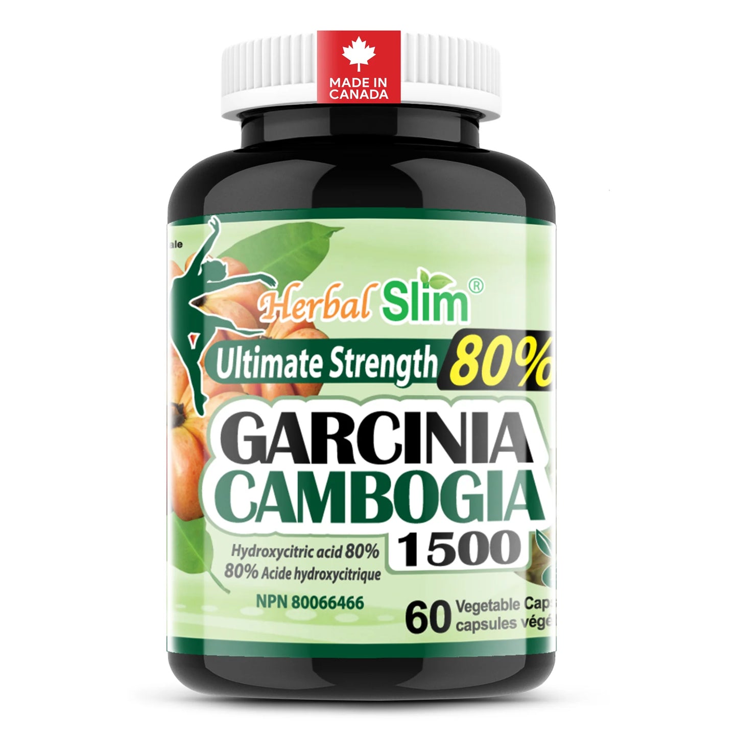 Herbal Slim Garcinia Cambogia Ultimate Strength 80% – 60 Caps