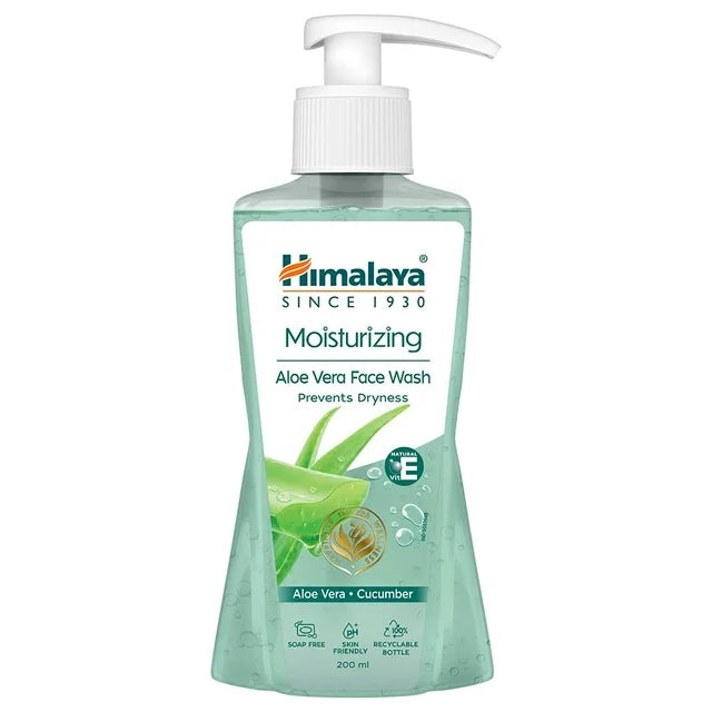 Himalaya Moisturizing Aloe Vera Face Wash – Pump Pack