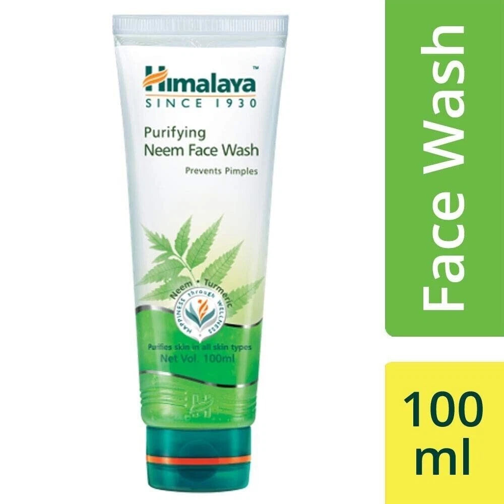 Himalaya Purifying Neem Face Wash tube on a white background