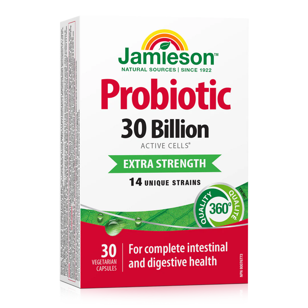 Jamieson Probiotic 30B – 30 Caplets