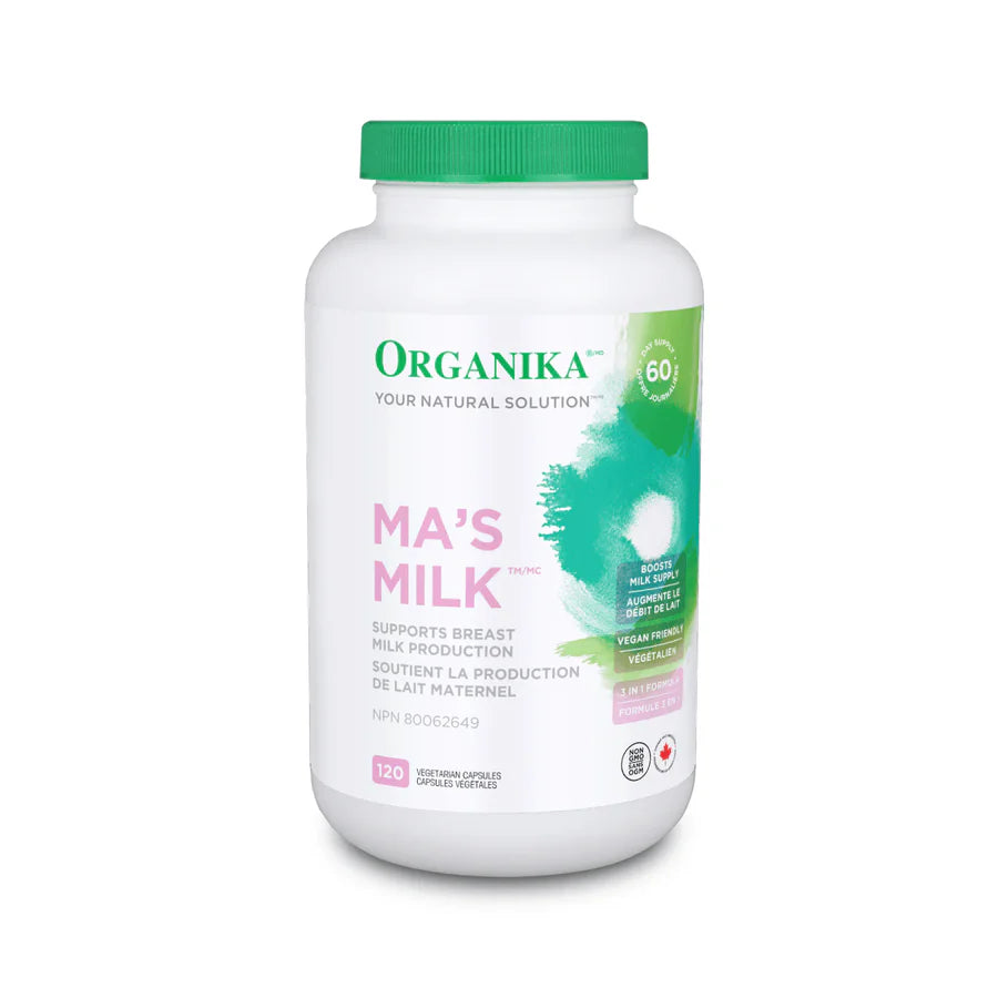 Organika Ma’s Milk – 120 Veg Capsules