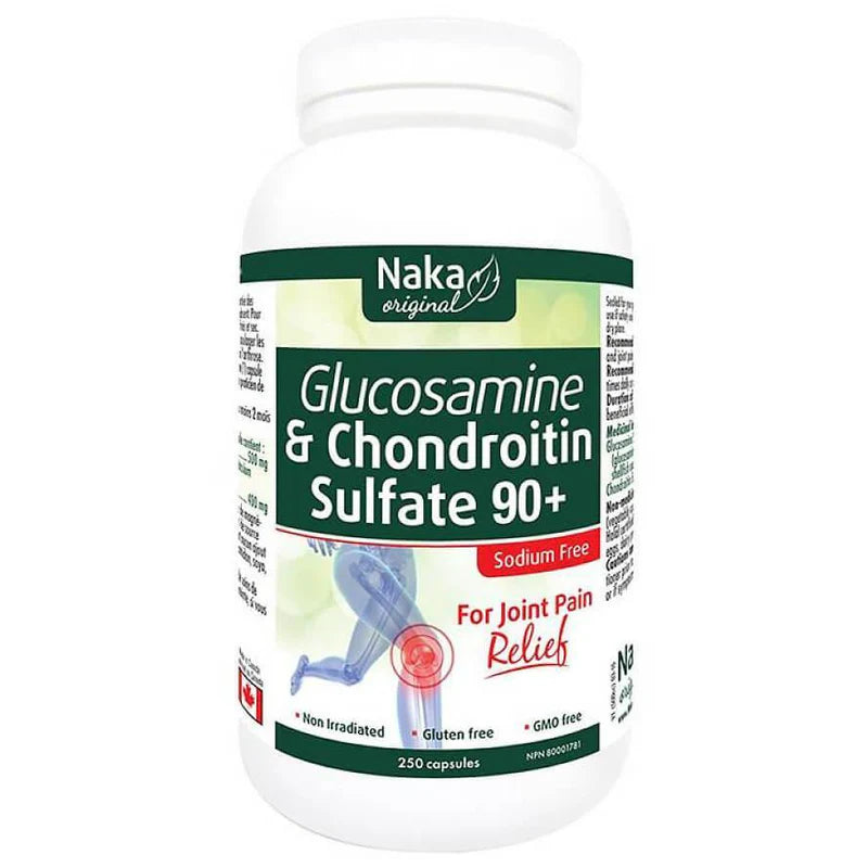 Naka Glucosamine & Chondroitin Sulfate 90+ – 250 Caps