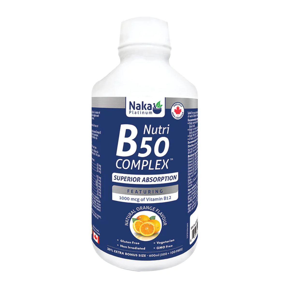 Naka Platinum Nutri B50 Complex Orange – 600mL