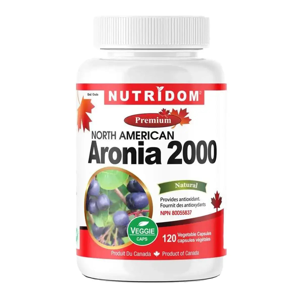 Nutridom Aronia 2000 – 120 Veggie Caps