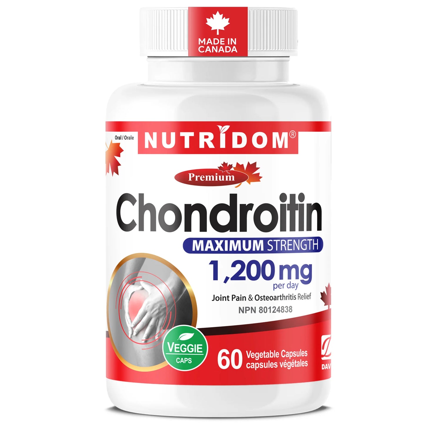 Nutridom Chondroitin Maximum Strength – 60 Caps
