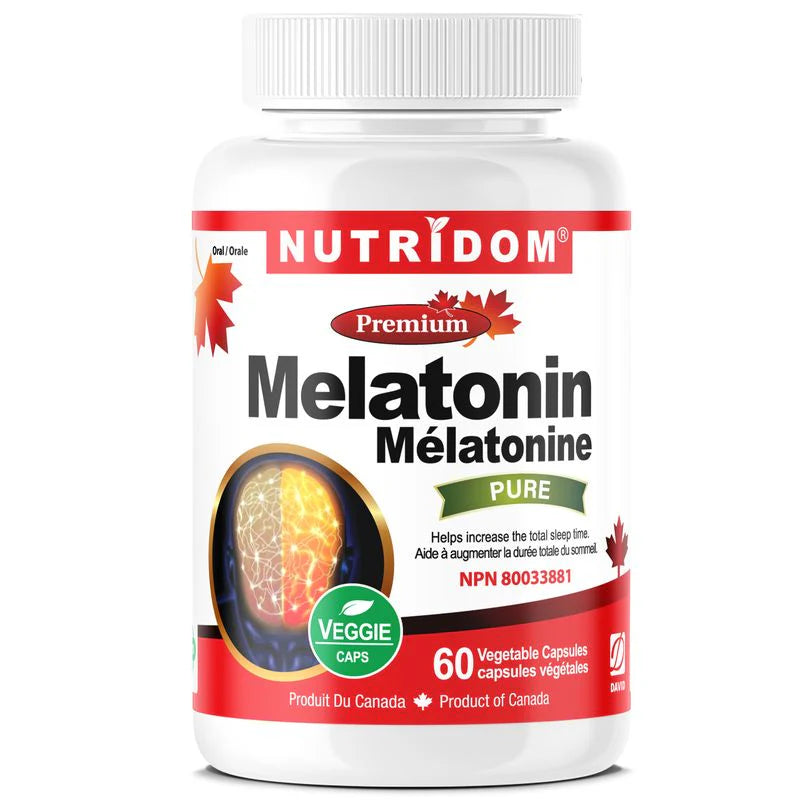 Nutridom Melatonin 3mg – 60 Capsules