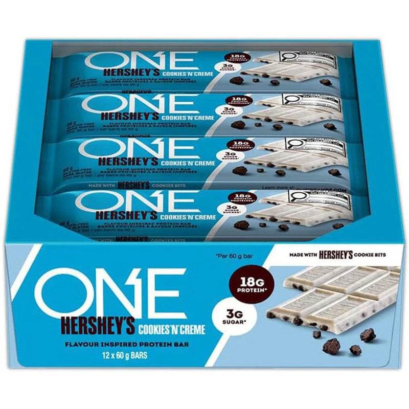 ONE Bar Hershey’s Cookies ’n’ Creme – Full Box (12 Pieces)