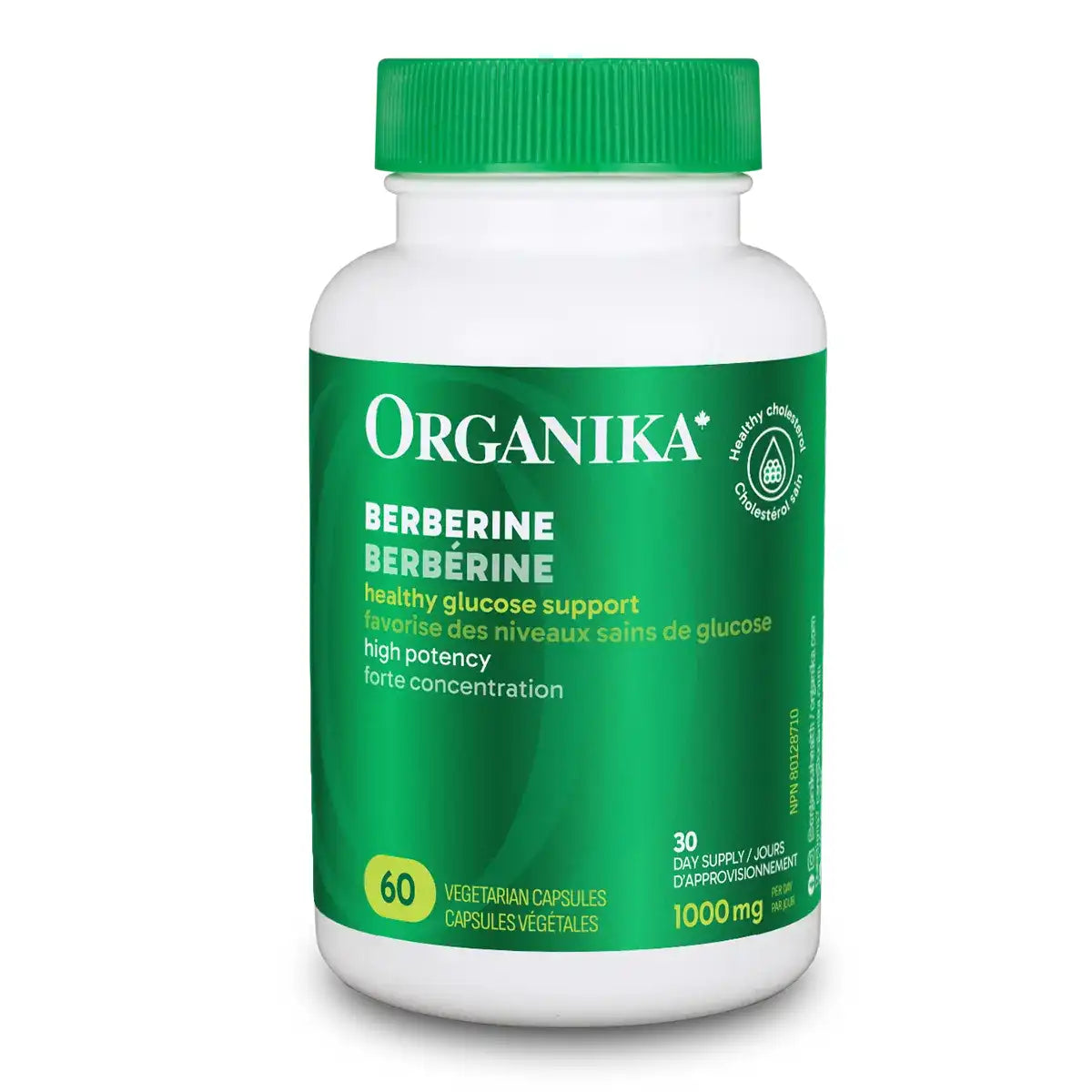 Organika Berberine – 60 Veggie Capsules