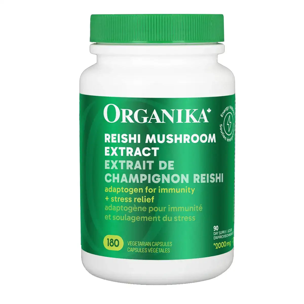 Organika Reishi Mushroom Extract – 180 Veggie Caps