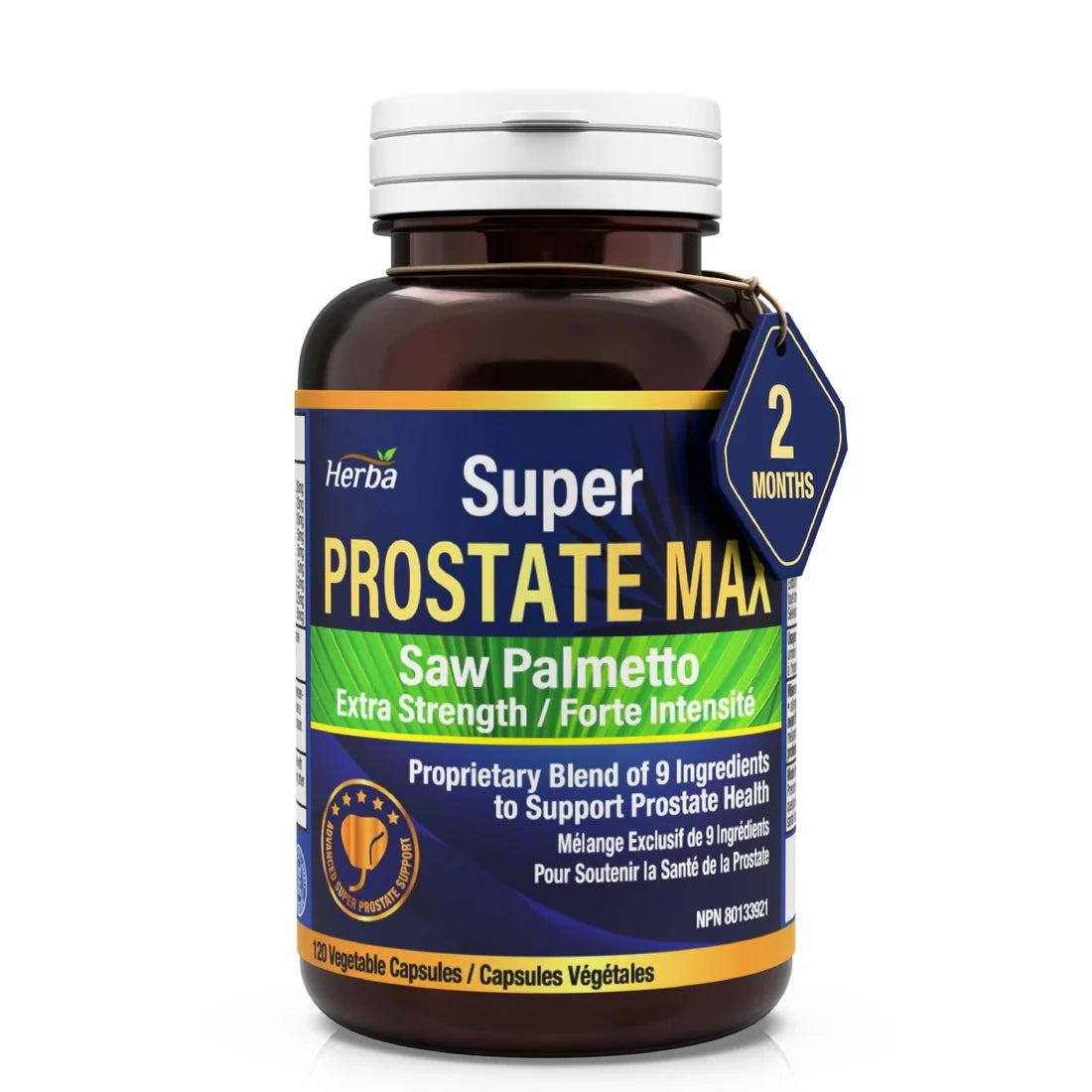 Herba Prostate Max – Prostate Supplement for Men | 120 Capsules