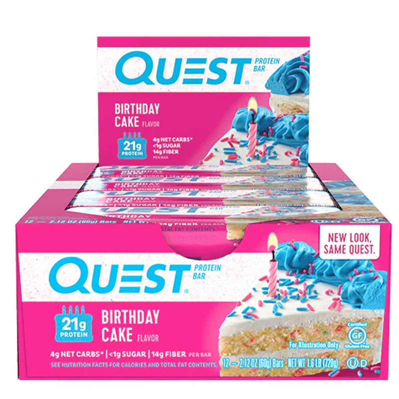 Quest Birthday Cake – Full Box (12 Pieces)