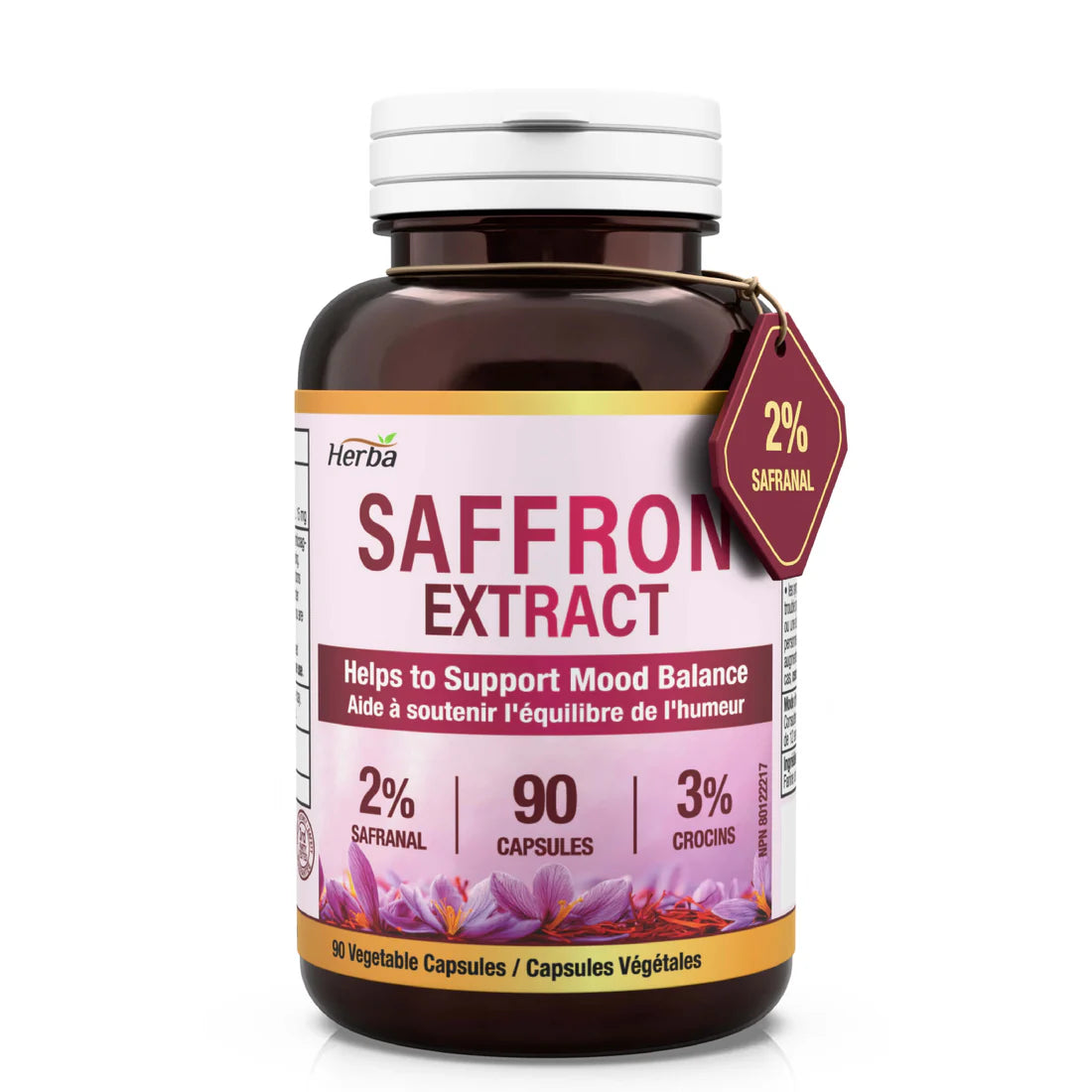 Herba Saffron Supplement – 90 Capsules