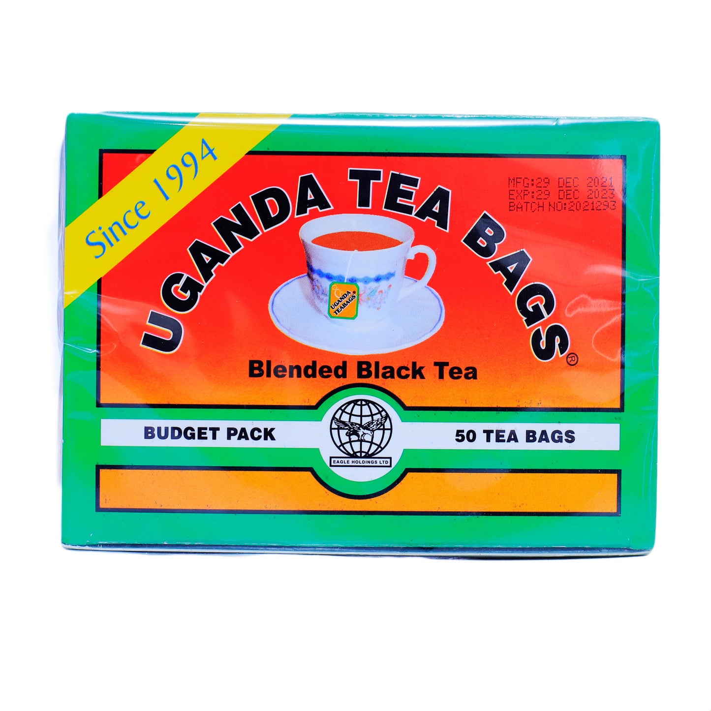 Uganda Tea Bags – Blended Black Tea (50 Bags)