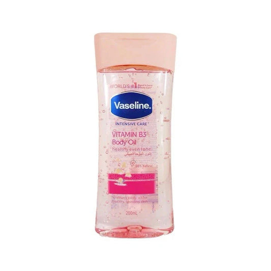 DUBAI EXCLUSIVE Vaseline Intensive Care Vitamin B3 Body Oil – Rose Gel (200ml)