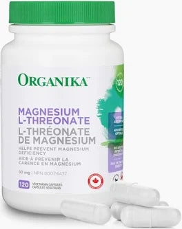 Organika Magnesium L-Threonate – 90 Capsules