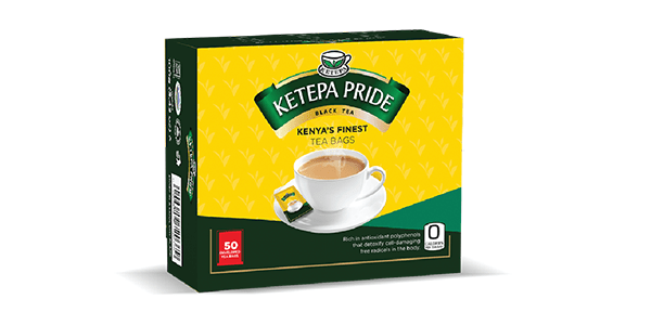 Ketepa Pride Finest Tea Bags – 50’s Enveloped Tagged Tea Bags