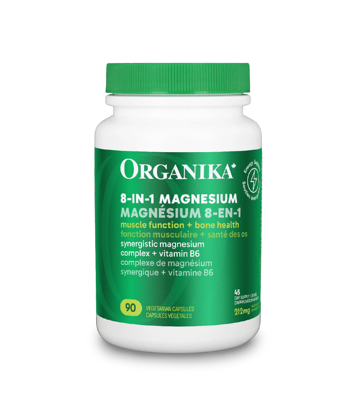 Organika Magnesium 8-in-1 – 90 Capsules