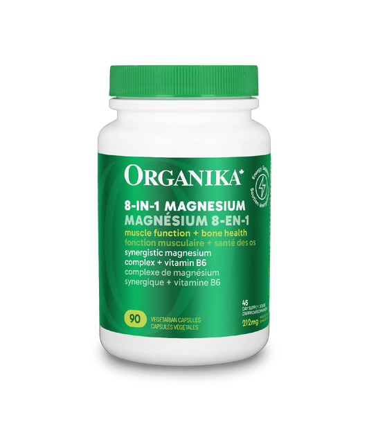 Organika Magnesium 8-in-1 – 90 Capsules