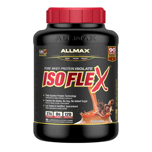 Allmax ISOFlex 100% Whey Protein Isolate – Chocolate | 5 lb