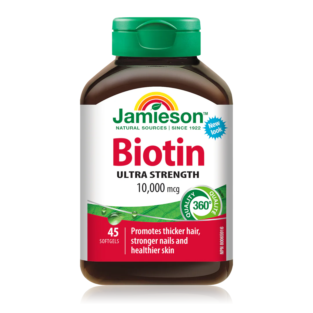 Jamieson Biotin 10,000 mcg – 45 Caplets