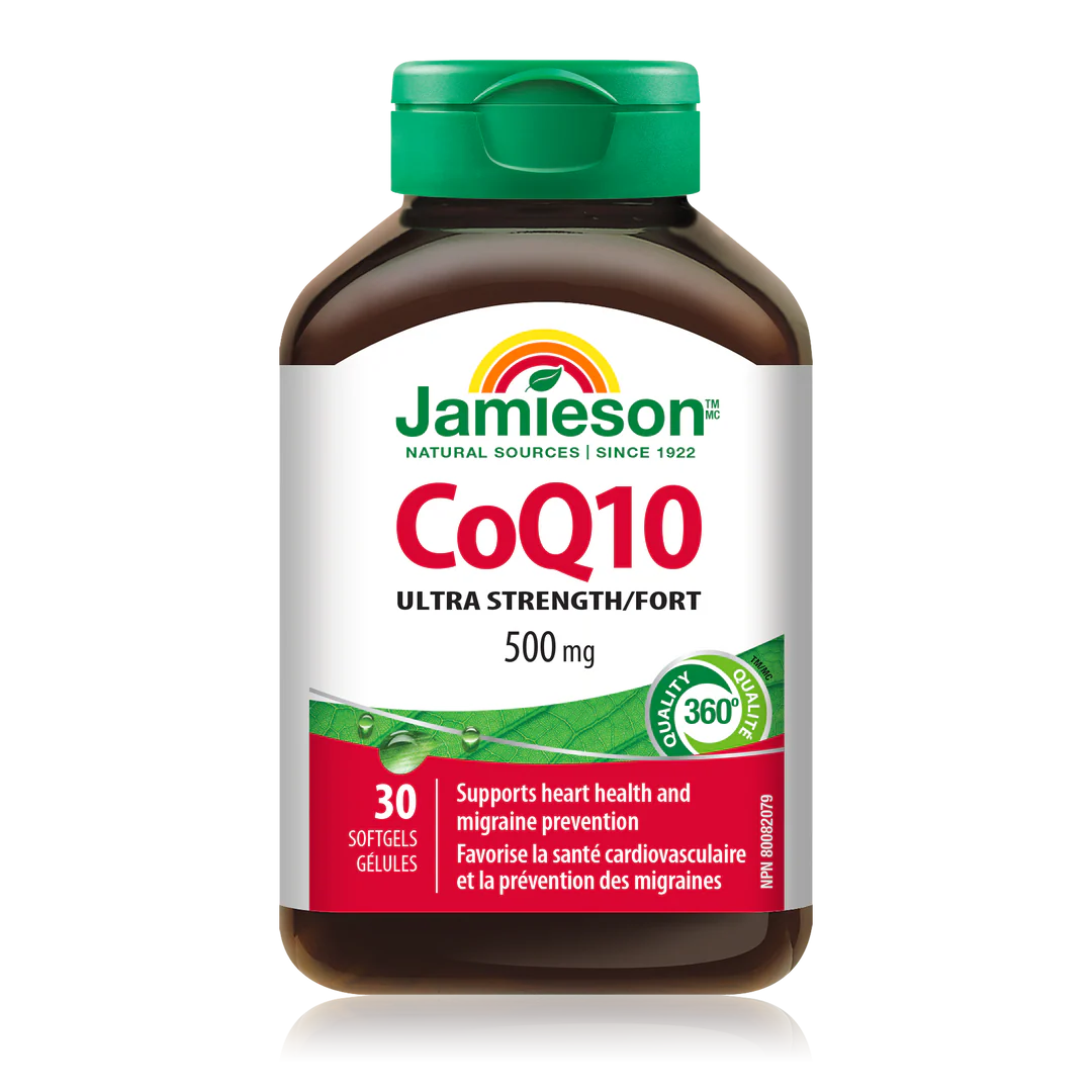 Jamieson Co-Q10 500 mg – 30 Softgels