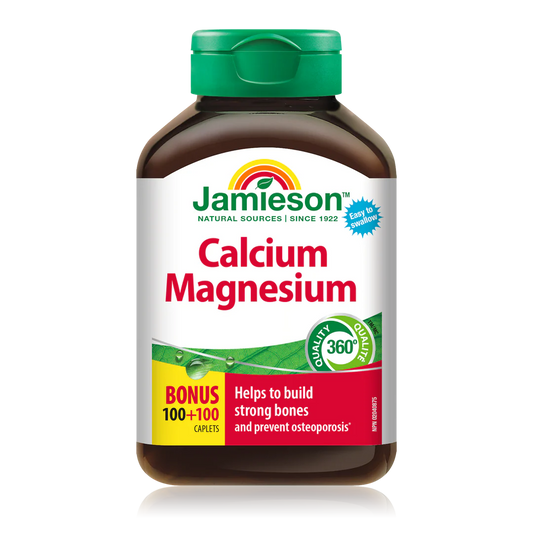 Jamieson Calcium Magnesium – 100+100 Caplets