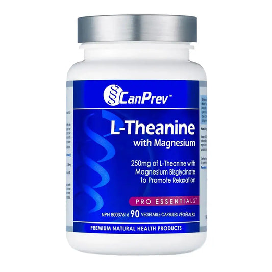 CanPrev L-Theanine With Magnesium 90 Veggie Caps