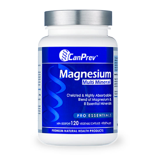 CanPrev Magnesium Multi Mineral – 120 Veggie Caps
