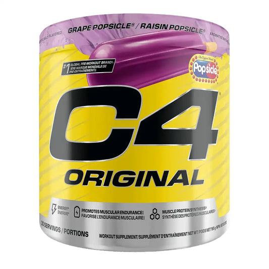 Cellucor C4 Original – 30 Servings (Pink Lemonade, Blue Razz, Grape Popsicle, Hawaiian Punch Fruit Juicy Red)