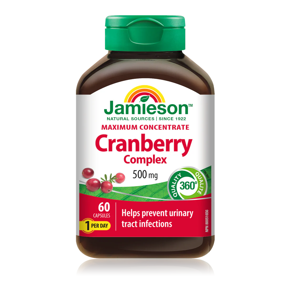 Jamieson Cranberry 500 mg – 60 Caplets