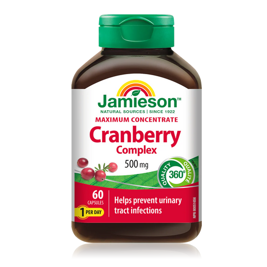 Jamieson Cranberry 500 mg – 60 Caplets