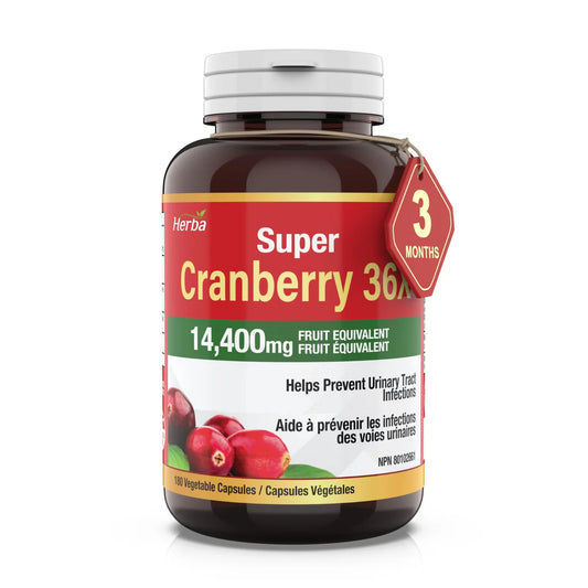 Herba Super Cranberry Pills for Women and Men – 180 Capsules