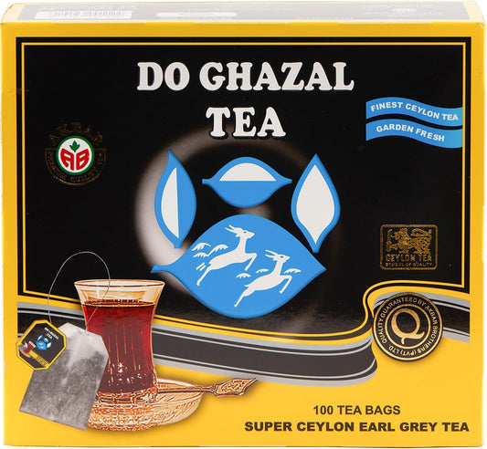 Do Ghazal Super Ceylon Earl Grey – 100 Tea Bags (200g)