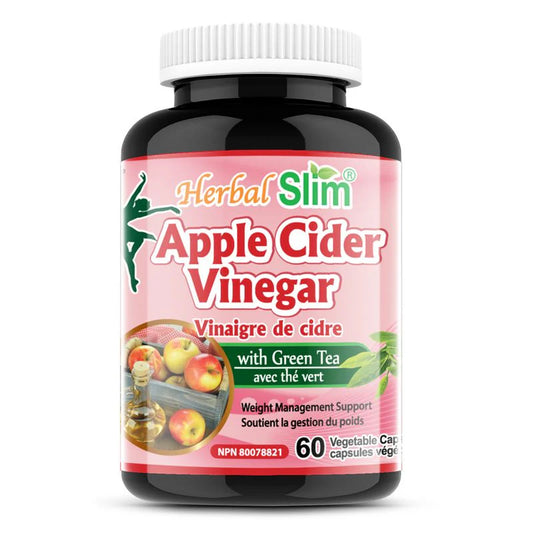Nutridom HerbalSlim® Apple Cider Vinegar with Green Tea Extract – 60 Caps