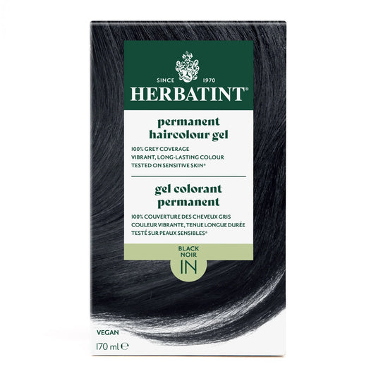 Herbatint Permanent Hair Color Gel 1N Black – 170 mL