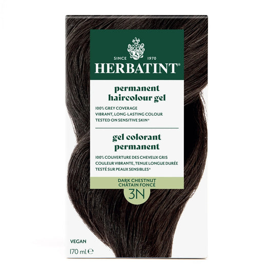 Herbatint Permanent Hair Color Gel 3N Dark Chestnut – 170 mL