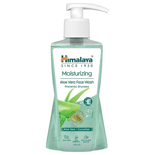 Himalaya Moisturizing Aloe Vera Face Wash – Pump Pack
