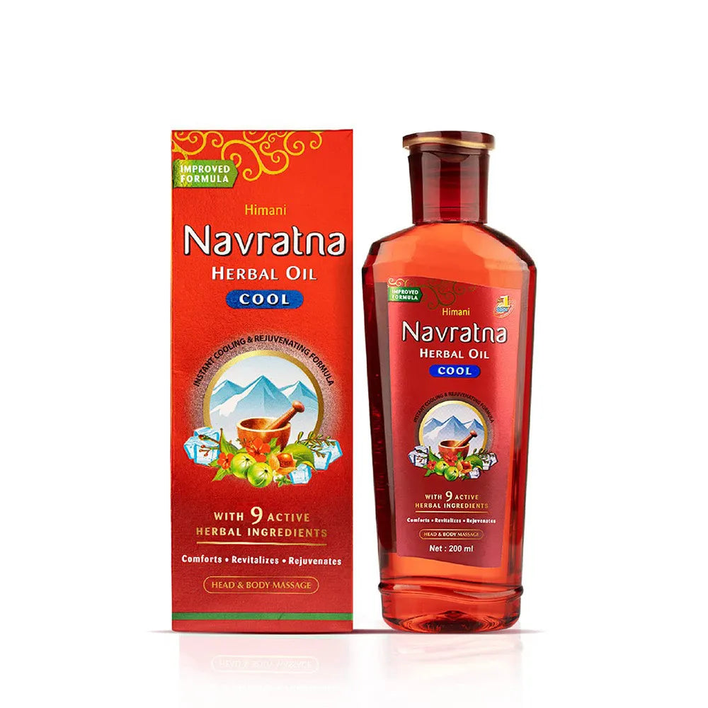Himani Navratna Cooling Hair Oil – Red – 200 mL