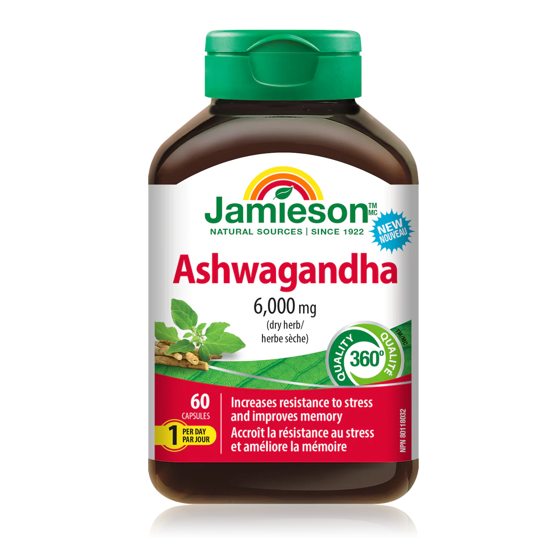 Jamieson Ashwagandha – 60 Caplets