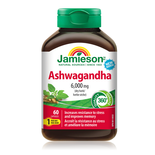 Jamieson Ashwagandha – 60 Caplets