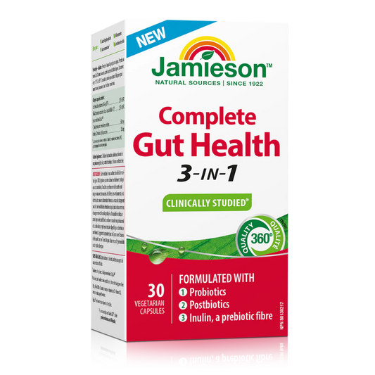 Jamieson Complete Gut Health Probiotic – 30 Caplets