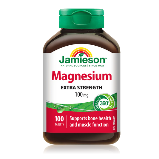 Jamieson Magnesium 100 mg – 100 Caplets