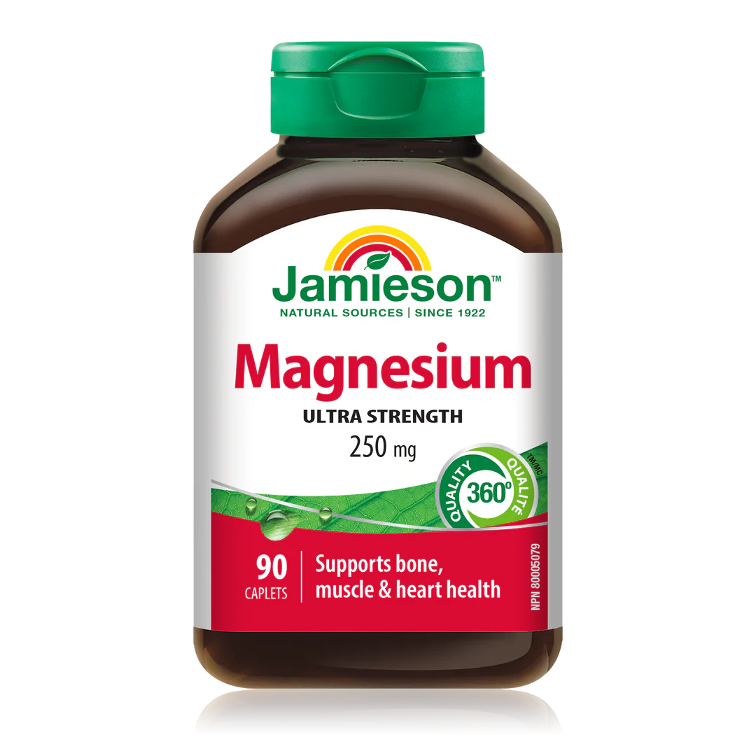 Jamieson Magnesium 250 mg – 90 Caplets