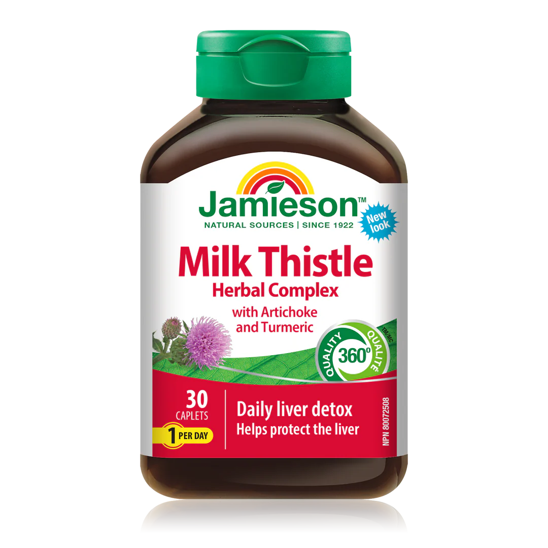 Jamieson Milk Thistle Daily Liver Detox – 30 Caplets