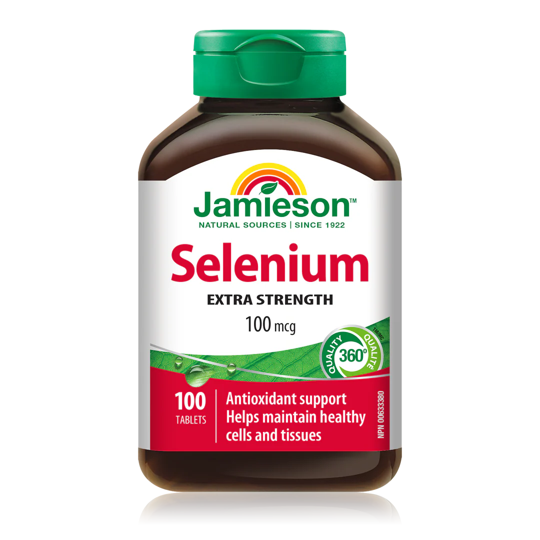 Jamieson Selenium 100 mcg – 100 Caplets